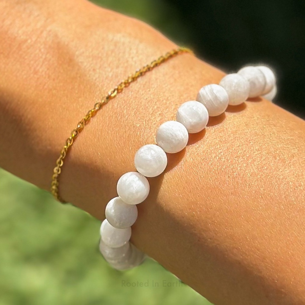 Genuine Moonstone Bracelet – Natural Healing Crystal Jewelry